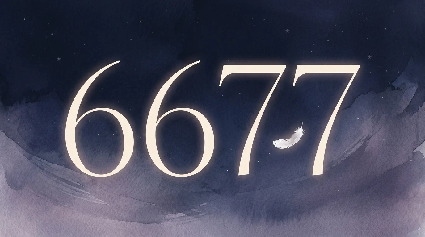 エンジェルナンバー6677の意味 | 愛と幸運の二重の恵み